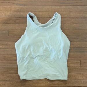 Girls Light Blue Sleeveless Top